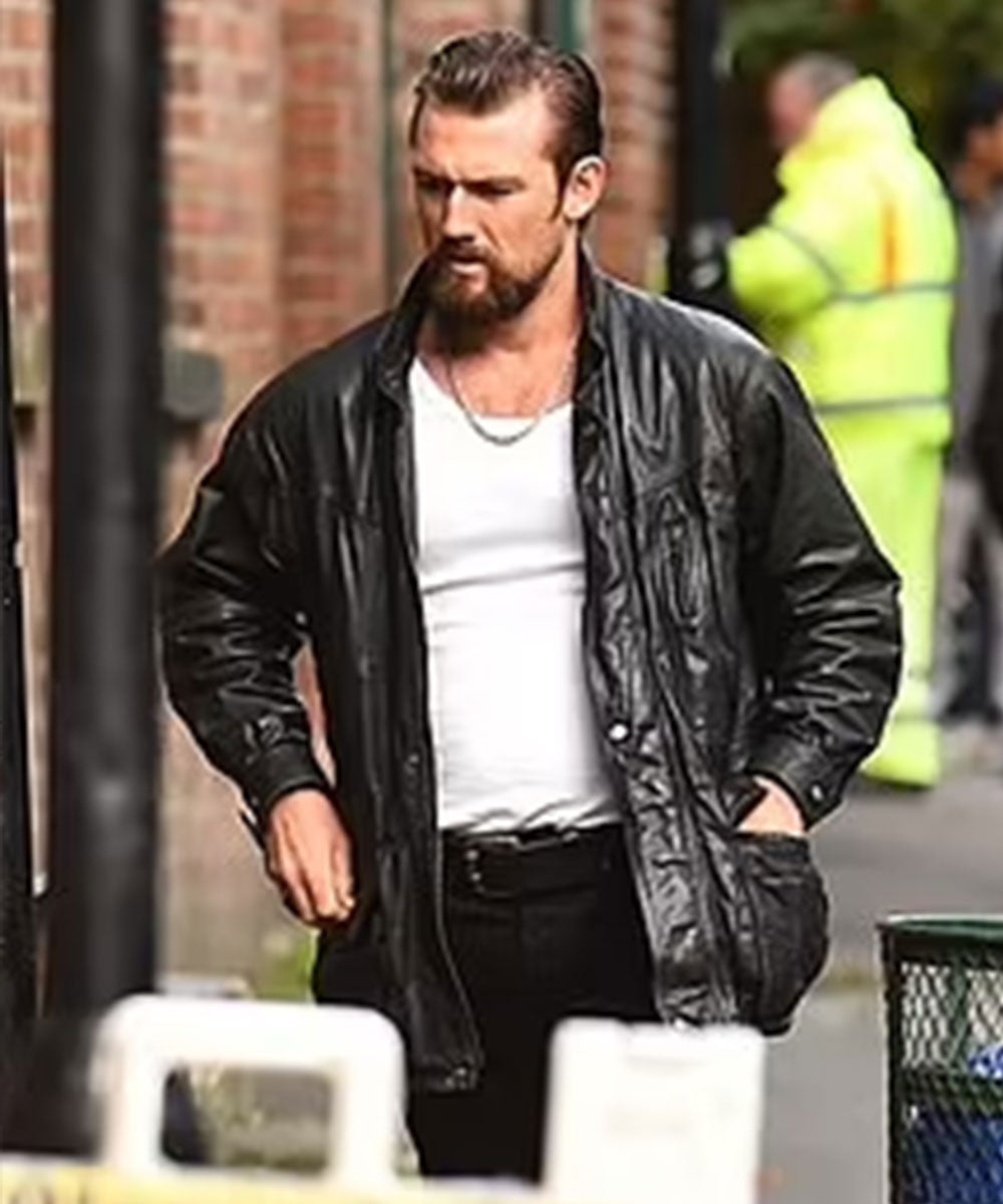 5lbs of Pressure 2024 Black Leather Jacket
