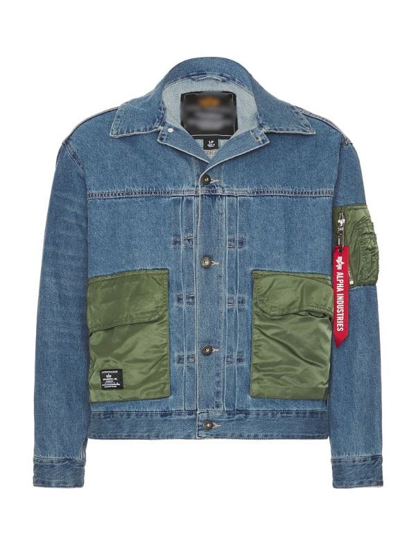 9-1-1 S08 Aisha Hinds Denim Jacket Blue