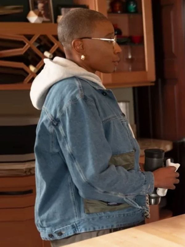9-1-1 S08 Aisha Hinds Denim Jacket Blue