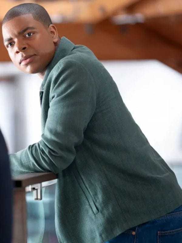 9-1-1 S09 Elijah M. Cooper Grey Jacket