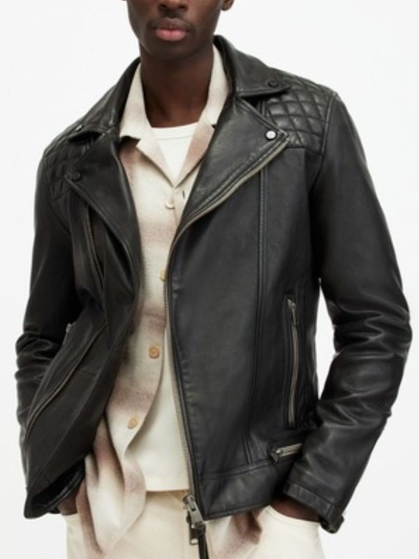 Bo Bragason Quilted Leather Jacket