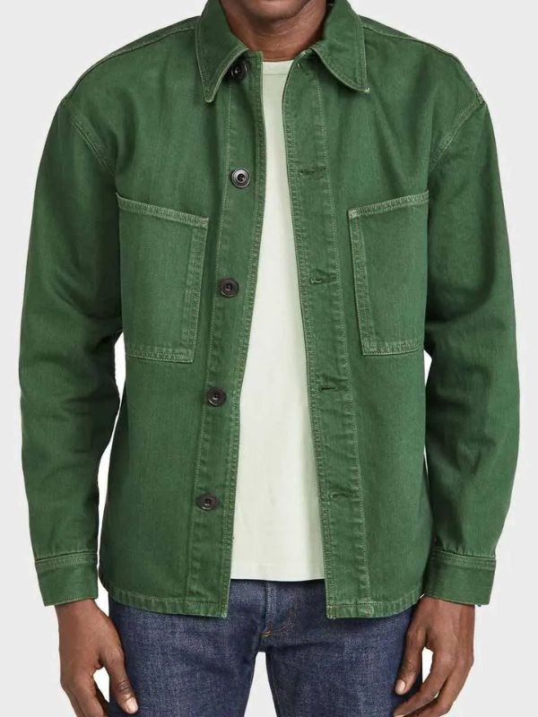 Lucas Bravo Green Jacket