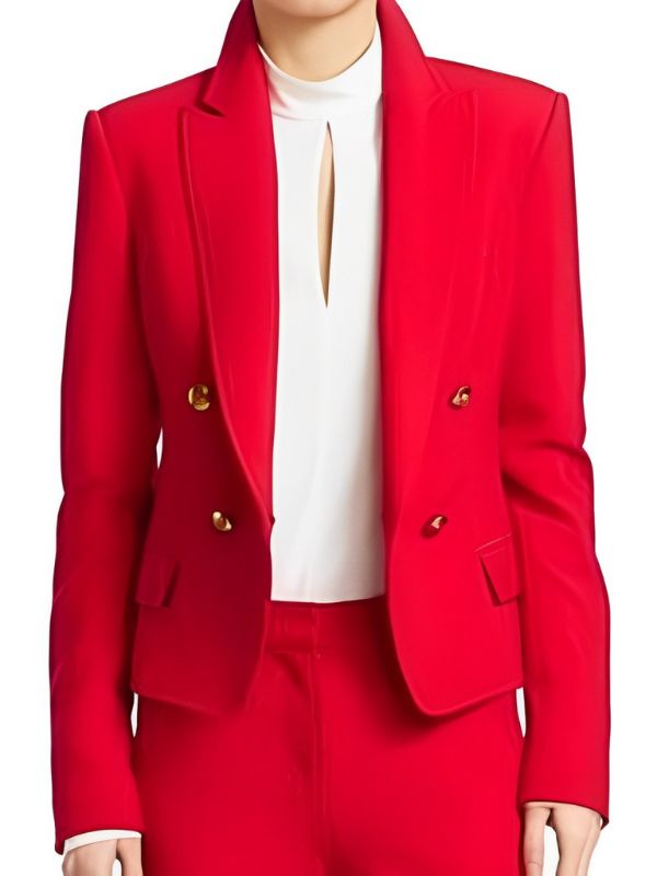 Maya Vander Red Blazer