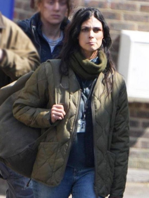 Morena Baccarin Greenland Migration 2025 Quilted Jacket