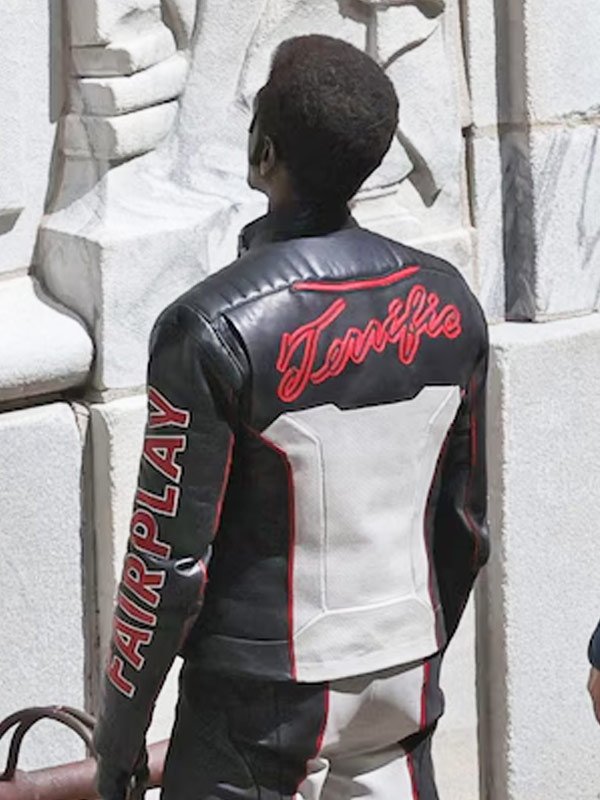 Superman 2025 Black and White Leather Jacket