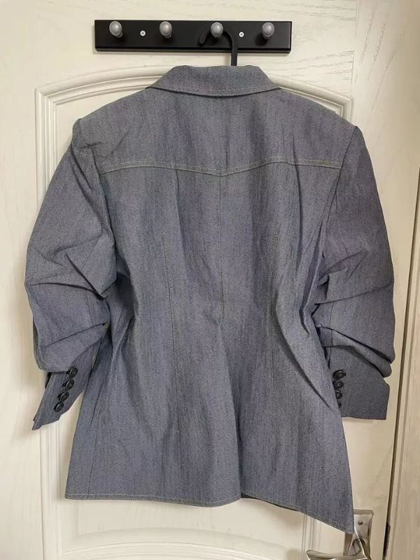 Unprisoned S02 Nadine Gregory Grey Denim Blazer