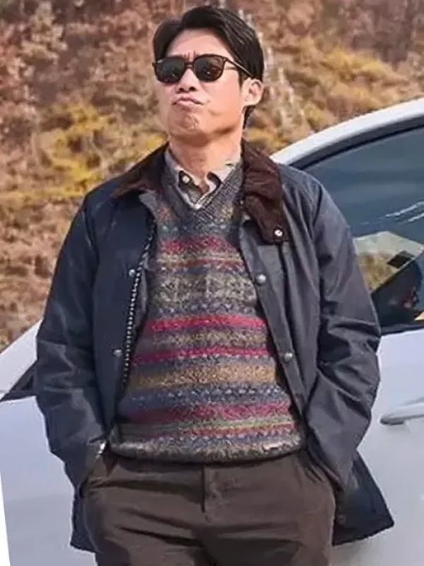 Jeon Jin Gi Exhuma 2024 Black Jacket