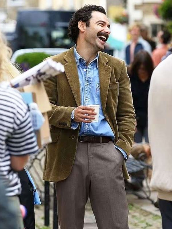 Aidan Turner Rivals 2024 Corduroy Blazer