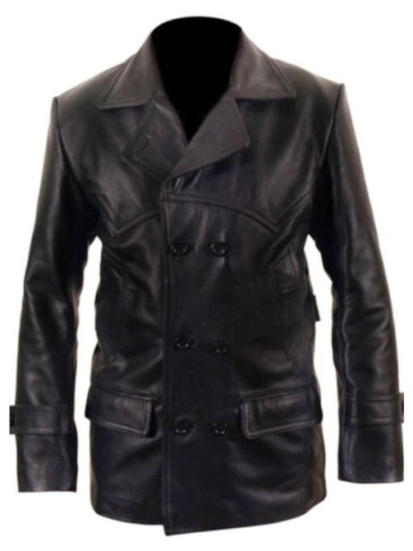 9th Doctor Black Leather Jacket