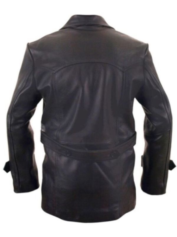 9th Doctor Black Leather Jacket