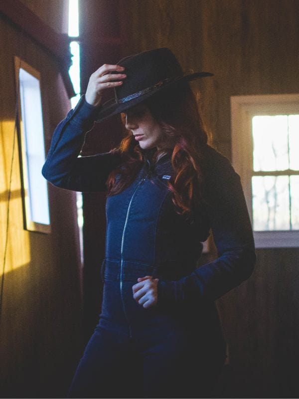 A Better Man 2024 Katarina Gretsky Denim Jumpsuit