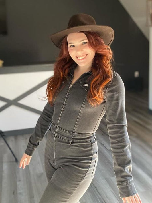 A Better Man 2024 Katarina Gretsky Denim Jumpsuit