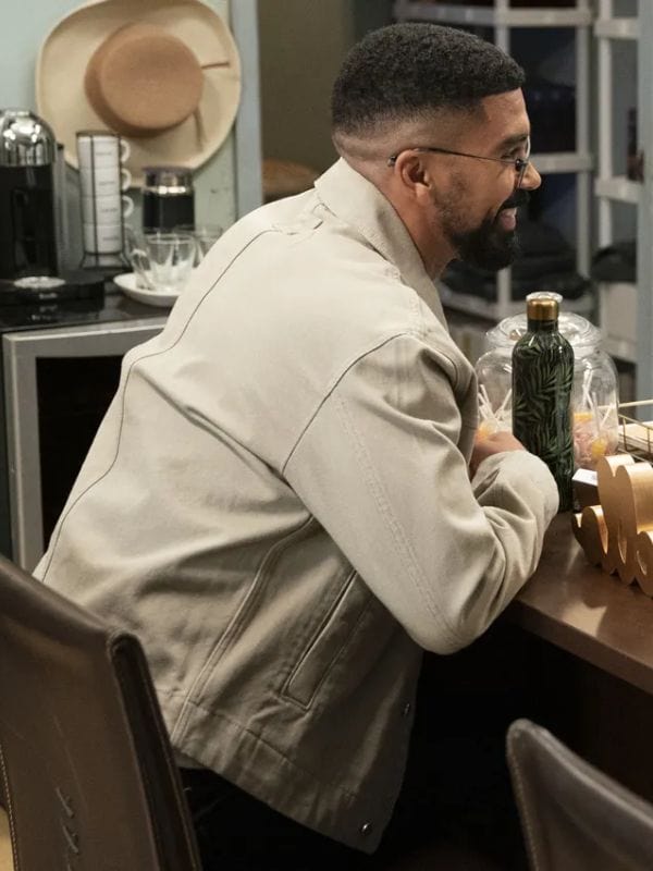 Abbott Elementary S04 Matthew Law Beige Jacket