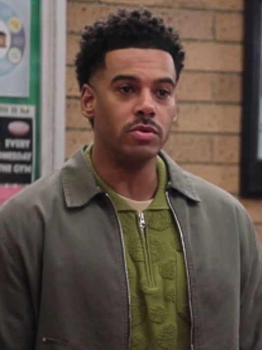 Abbott Elementary S04 Zack Fox Green Jacket