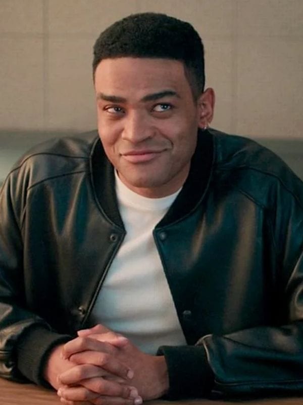 Adults S01 Owen Thiele Black Leather Jacket