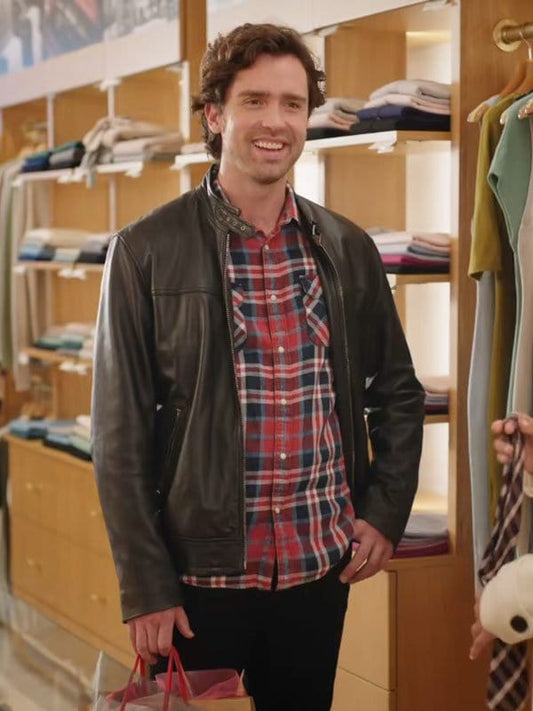 Alec Santos Unwrapping Christmas Tina’s Miracle Black Jacket