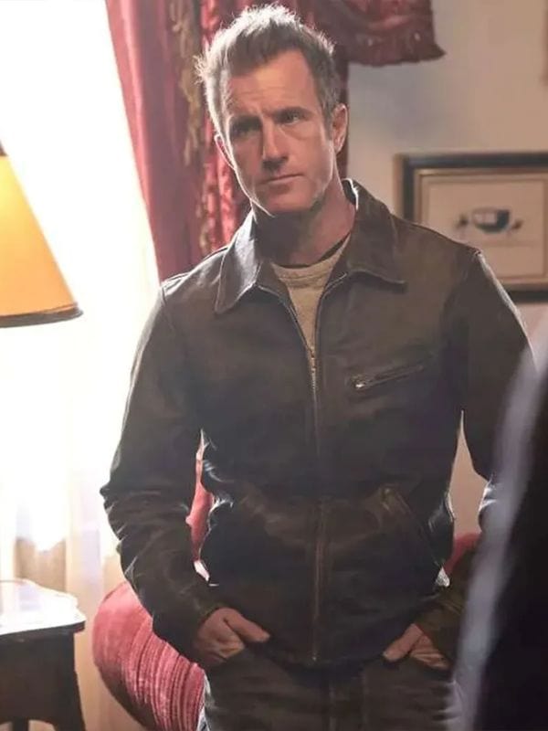 Alert Missing Persons Unit S03 Scott Caan Distressed Leather Jacket