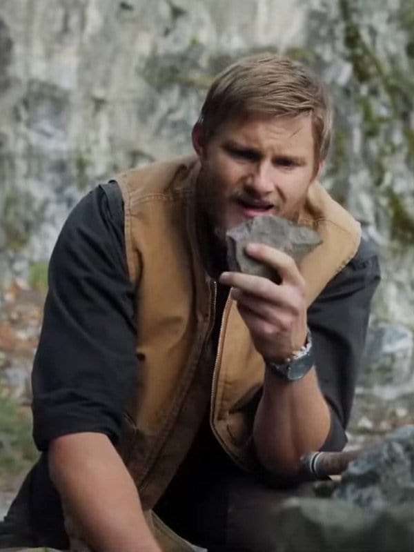 Alexander Ludwig Earth Abides S01 Brown Vest Alexander Ludwig Earth Abides S01 Brown Vest