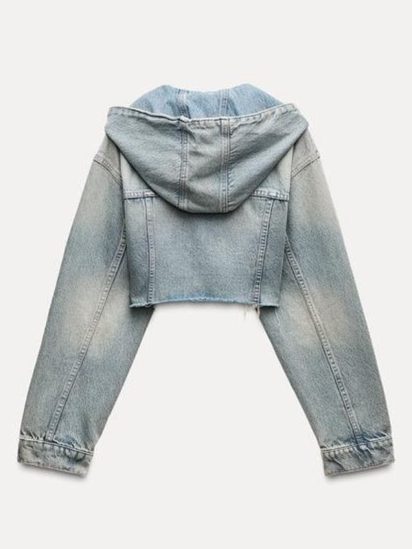 All American Homecoming S03 Simone Hicks Denim Hooded Jacket