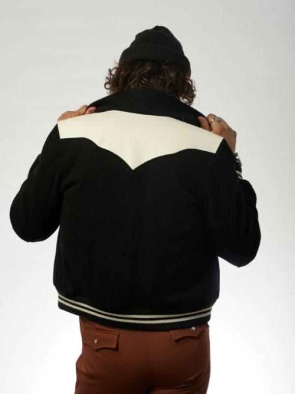 All American S06 Spencer James Black & White Jacket All American S06 Spencer James Black & White Jacket
