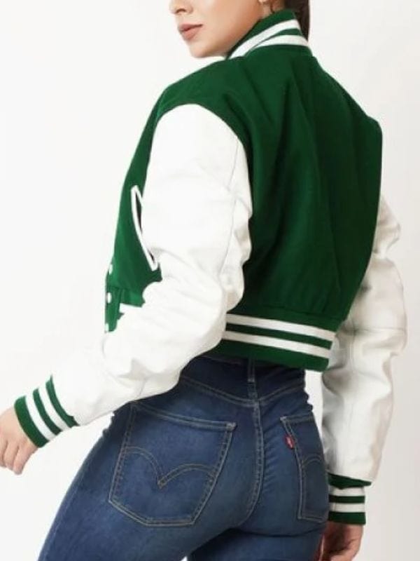 All American S07 Alexis Chikaeze Cropped Varsity Jacket All American S07 Alexis Chikaeze Cropped Varsity Jacket