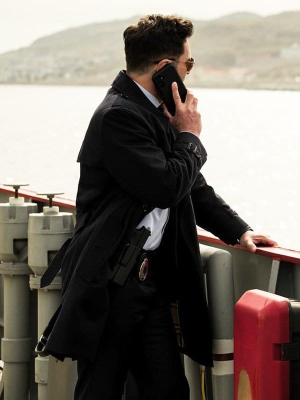 Allan Hawco Saint-Pierre S01 Black Coat Allan Hawco Saint-Pierre S01 Black Coat