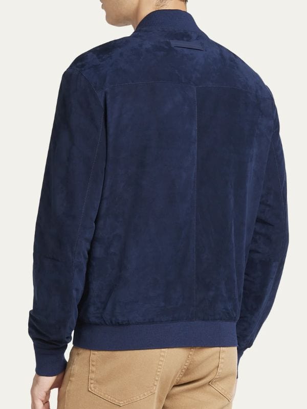 American Idol 2025 Ryan Seacrest Blue Bomber Jacket