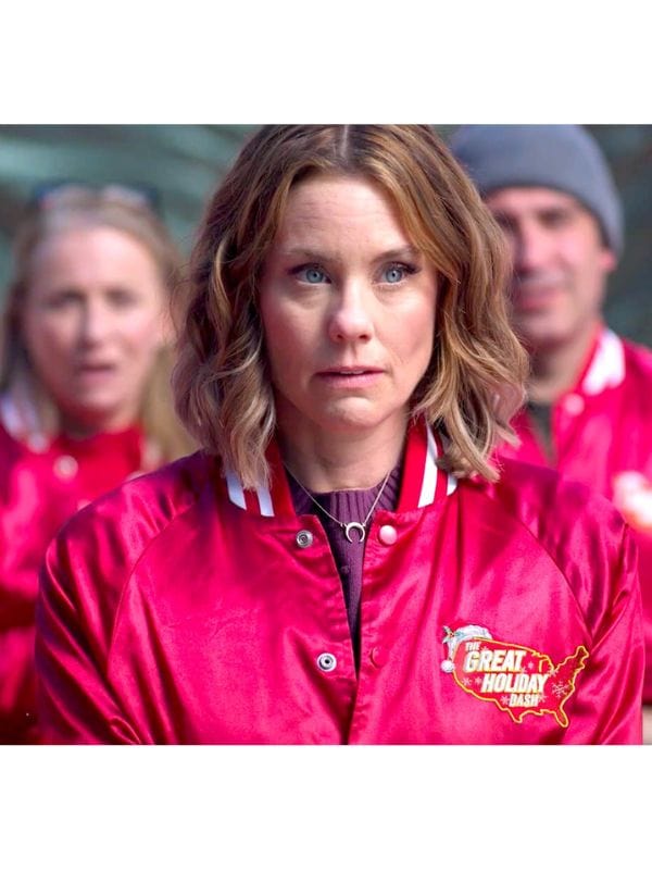 Ashley Williams Jingle Bell Run Red Jacket Ashley Williams Jingle Bell Run Red Jacket