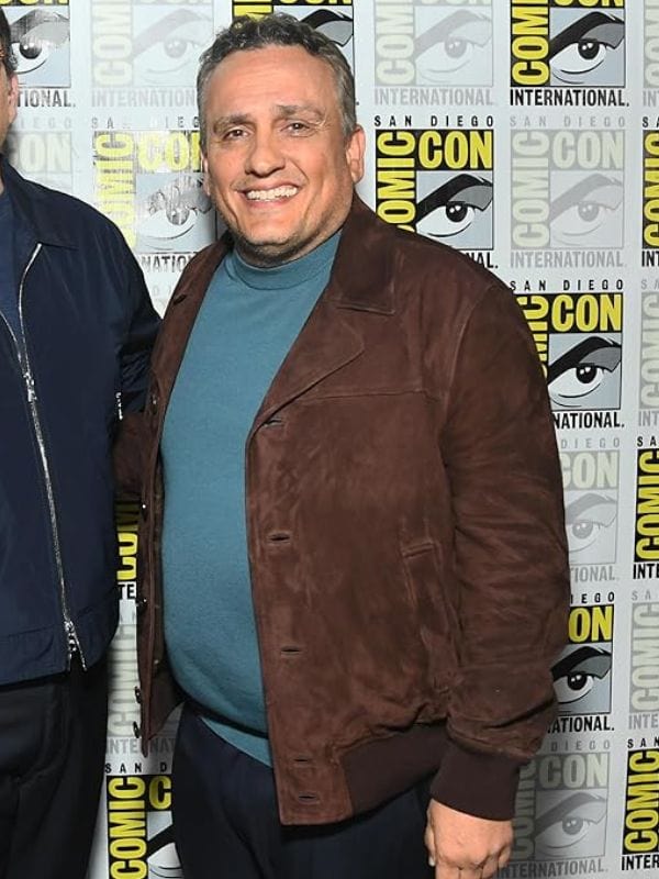 Avengers Doomsday Joe Russo Brown Suede Jacket