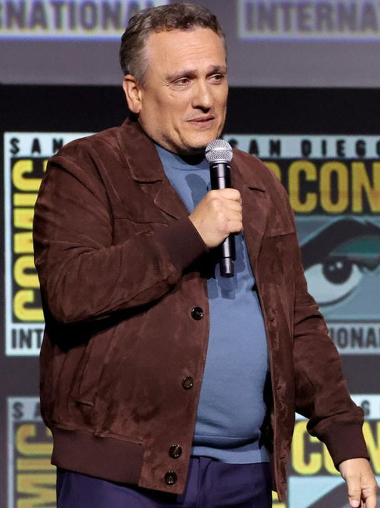 Avengers Doomsday Joe Russo Brown Suede Jacket