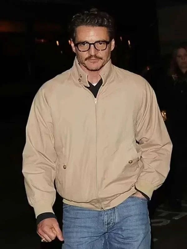 Ballerina 2025 Pedro Pascal Beige Jacket