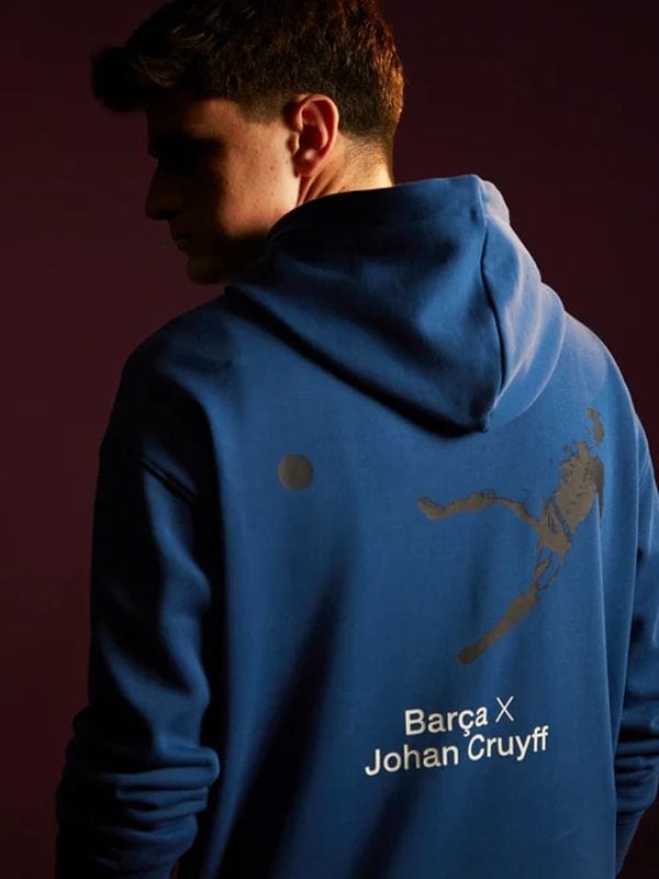 Legacy Barça x Cruyff Hoodie Blue | Johan Cruyff Barça Hoodie