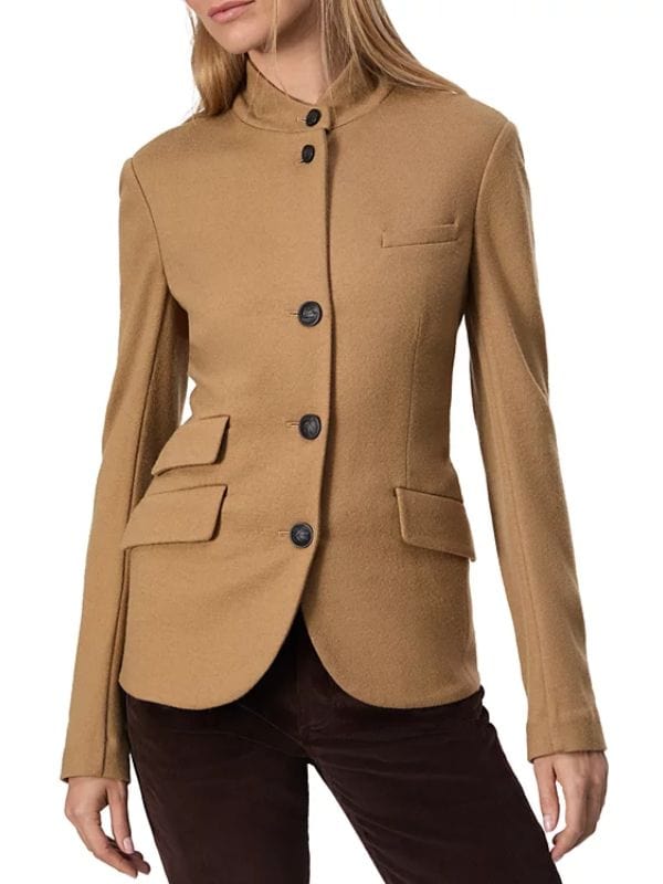 Belle Buckley The Waterfront S01 Brown Blazer