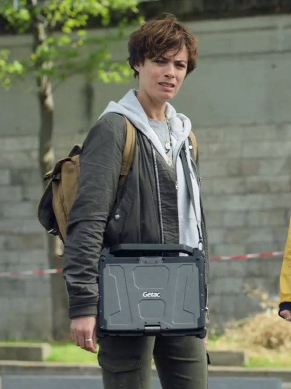 Berenice Bejo Under Paris 2024 Grey Jacket Berenice Bejo Under Paris 2024 Grey Jacket