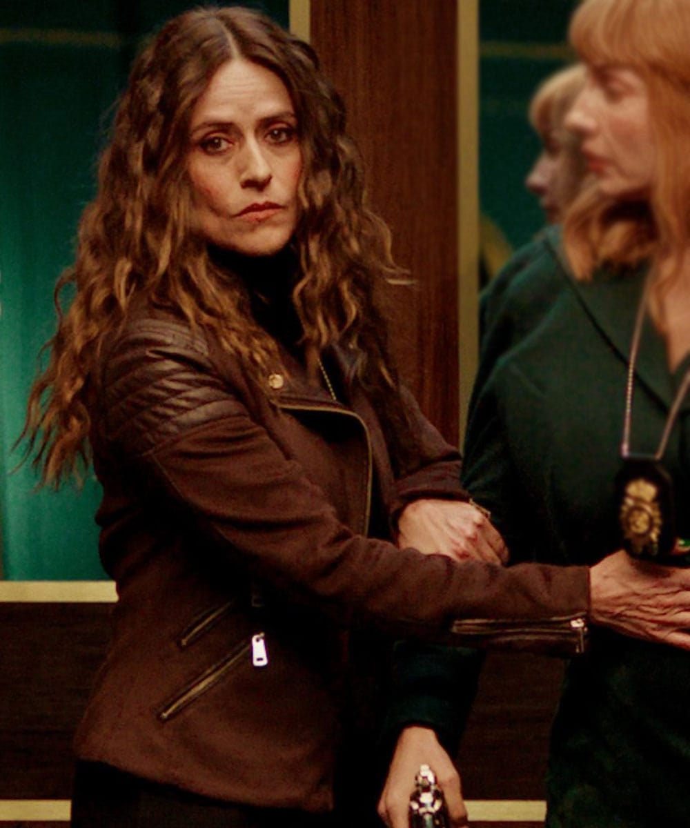 Berlin S01 Raquel Murillo Fuentes Brown Jacket Berlin S01 Raquel Murillo Fuentes Brown Jacket