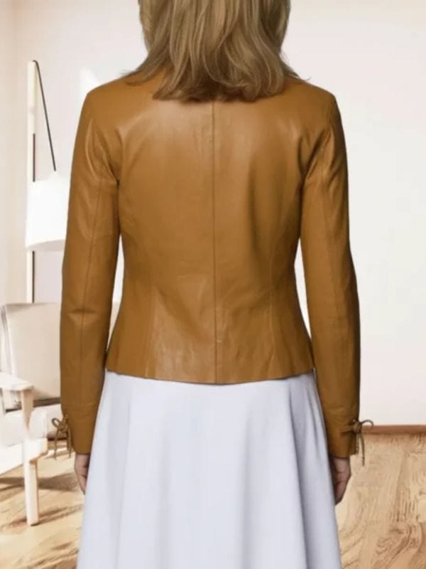 Big Mistakes S01 Laurie Metcalf Brown Leather Jacket