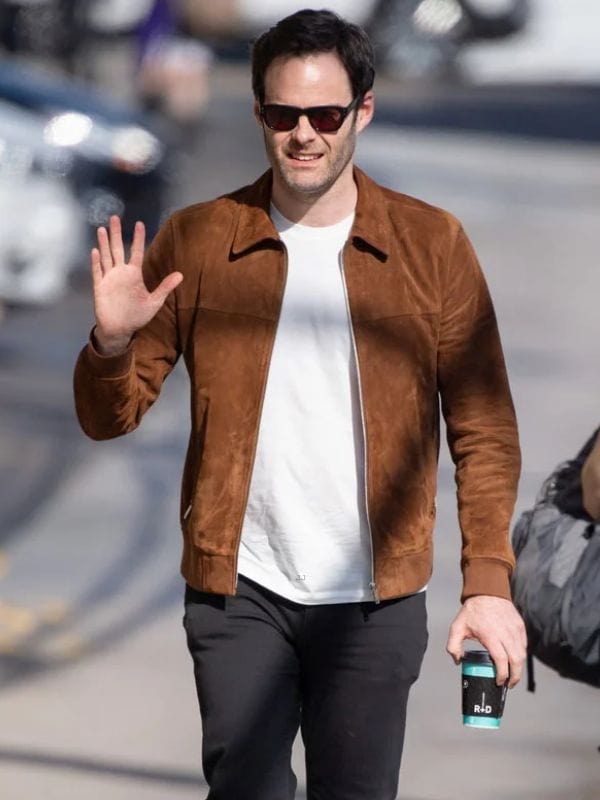 Bill Hader Brown Suede Jacket