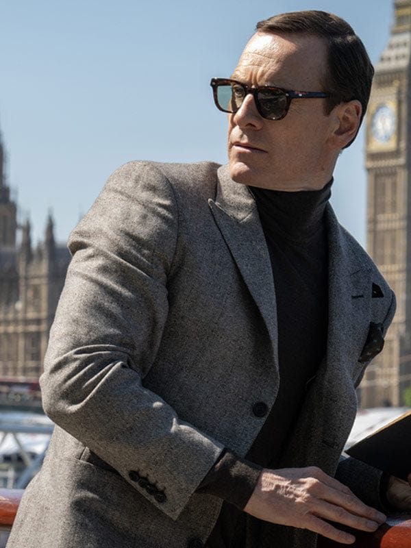 Black Bag Michael Fassbender Grey Blazer