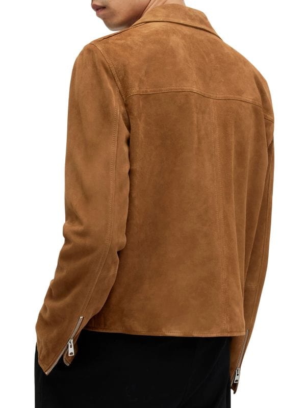 Black Mirror S07 Jimmi Simpson Suede Leather Jacket