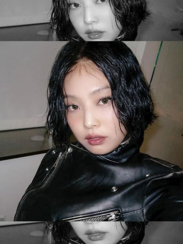 Blackpink Jennie Biker Leather Jacket