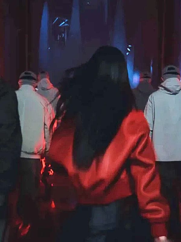 Blackpink Jennie Live Performance Red Leather Jacket
