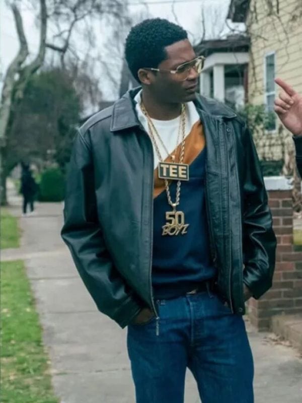 Terry Flenory BMF Da'Vinchi Black Leather Jacket