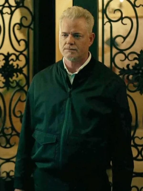 Borderline Eric Dane Black Bomber Jacket