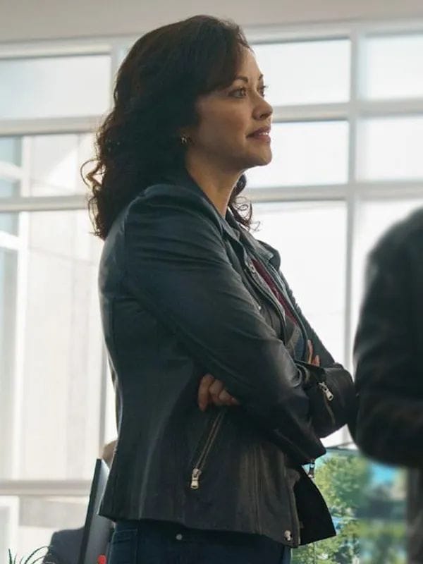 Boston Blue S01 Marisa Ramirez Leather Jacket Black