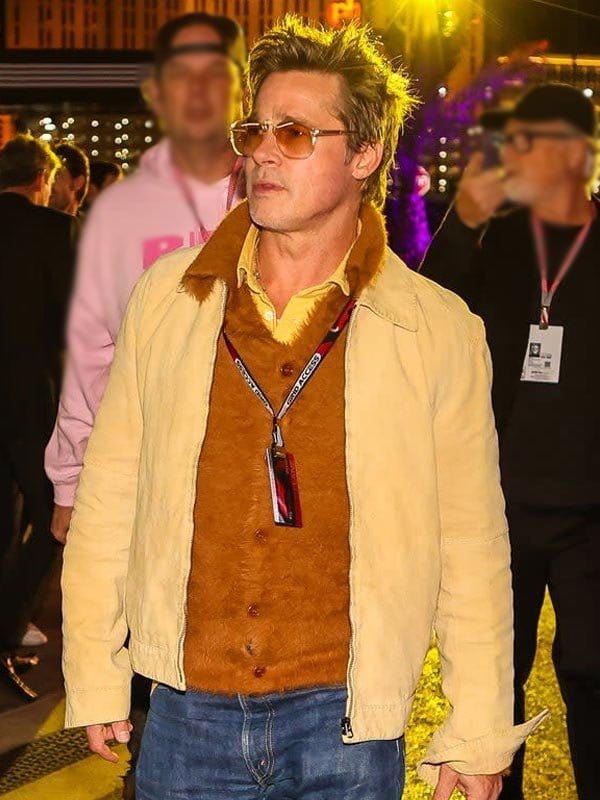Brad Pitt F1 2025 Cotton Jacket – Winter Whirl