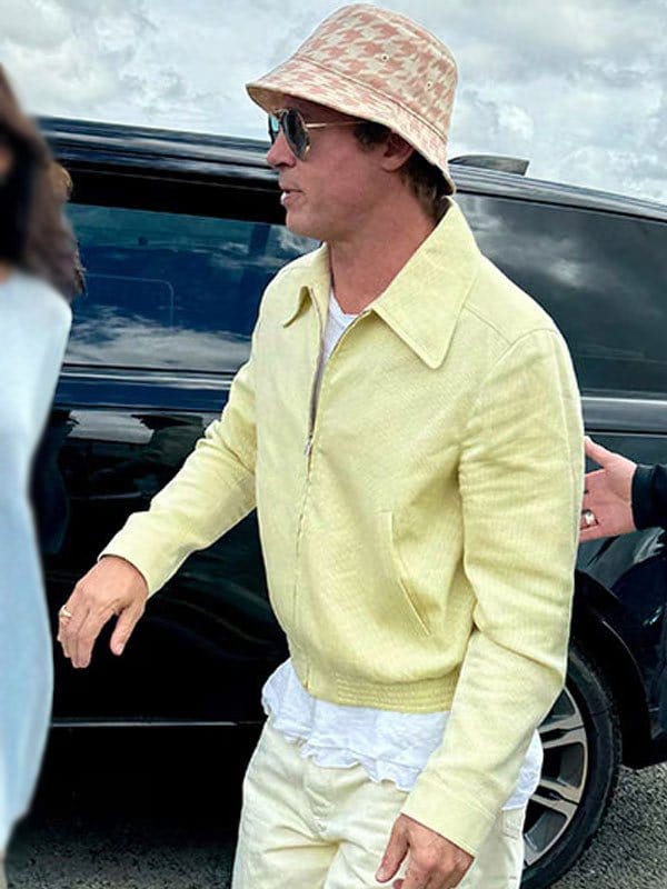 Brad Pitt F1 Yellow Jacket