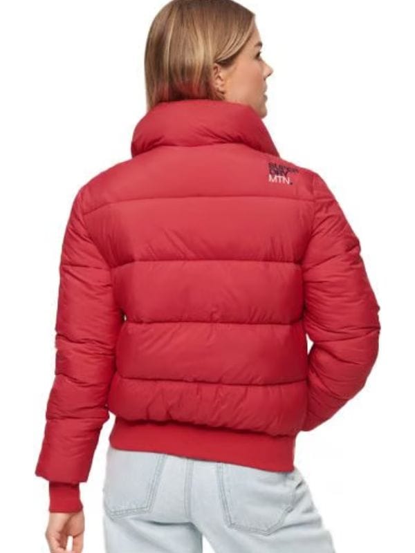 Brassic S05 Michelle Keegan Red Puffer Jacket