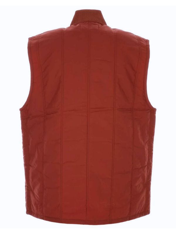Brassic S07 Joe Gilgun Quilted Vest Red