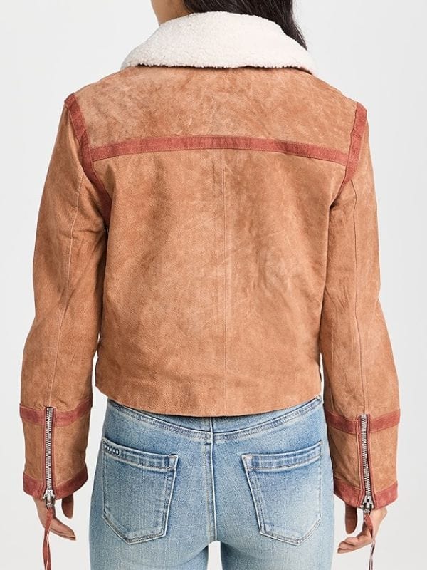 Bree Tell Me Lies S02 Shearling Suede Jacket