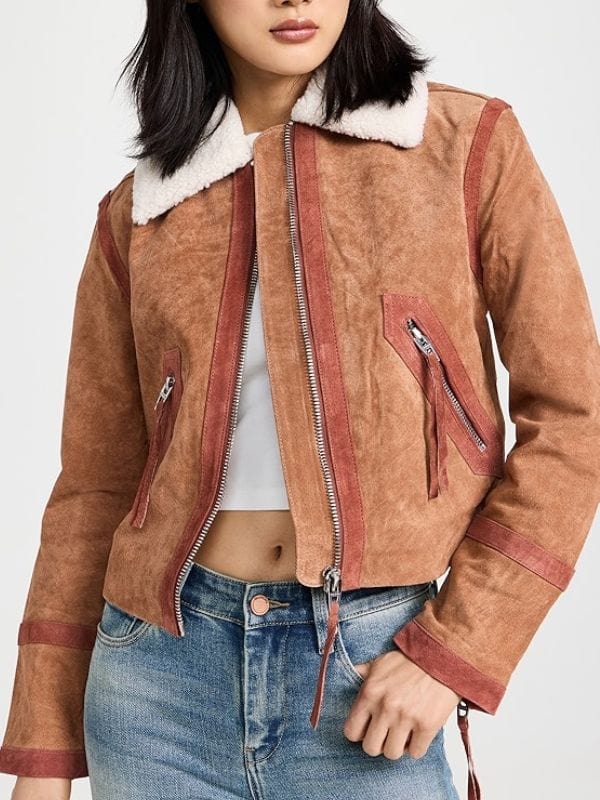 Bree Tell Me Lies S02 Shearling Suede Jacket